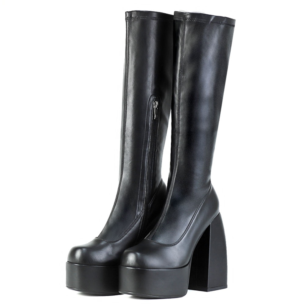 Women's Platform Thigh High Boots