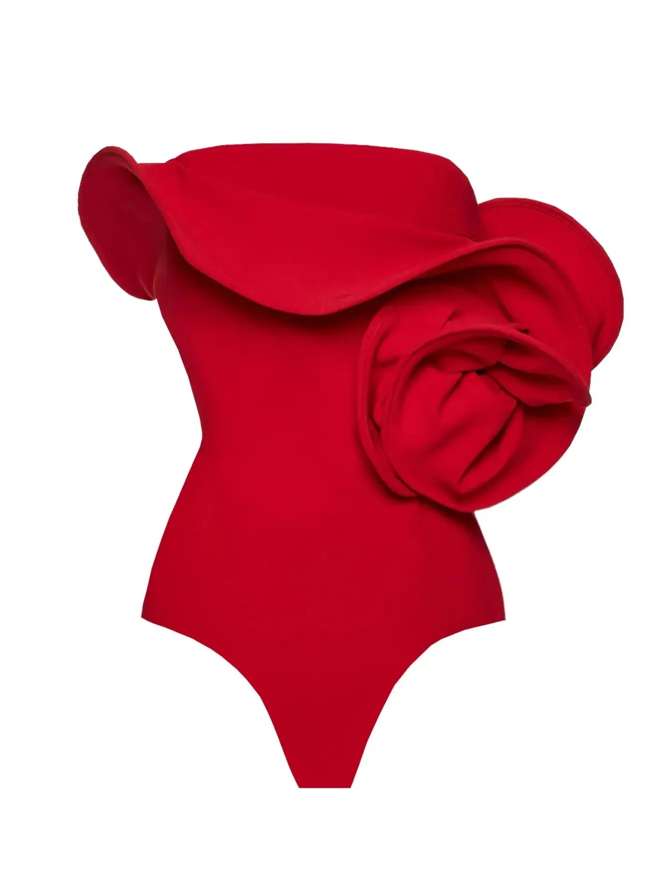 Women's 3D Flower Mini Dress - Sleeveless Halter A-Line Bandage Dress