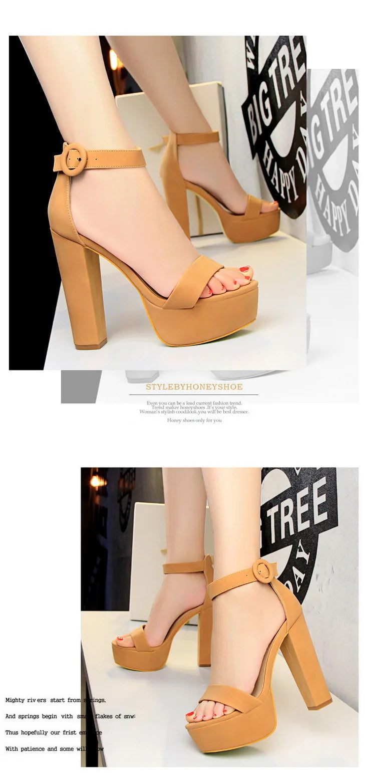 Women's High Heel Platform Shoes