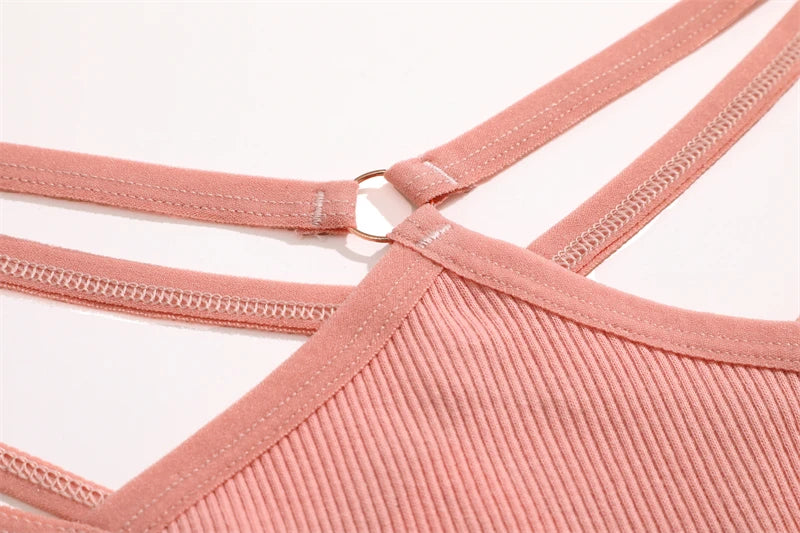 4-Pack Cotton Striped Thongs - Women's Low-Rise Breathable Underwear Set