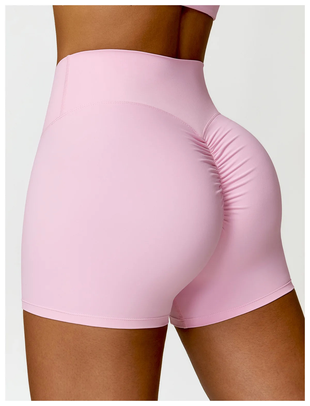 Women's Buttock Lift Scrunch Yoga Gym Leggings Cycling Slim Fit Workout  High Waist Sports Shorts