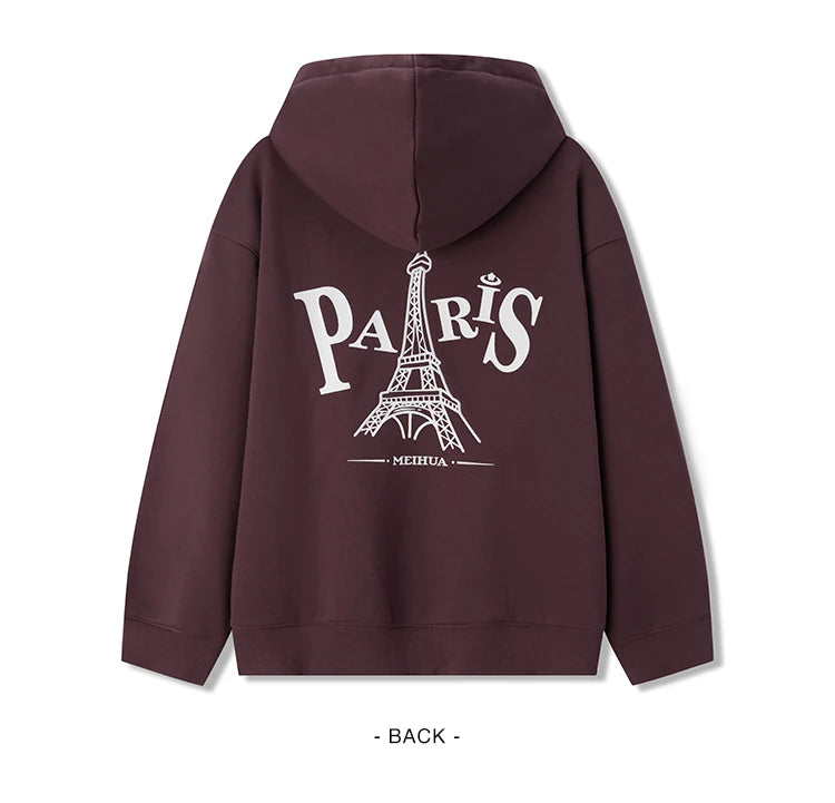 Men's Winter Printed Hoodie - Couple Matching Casual Wear 2025