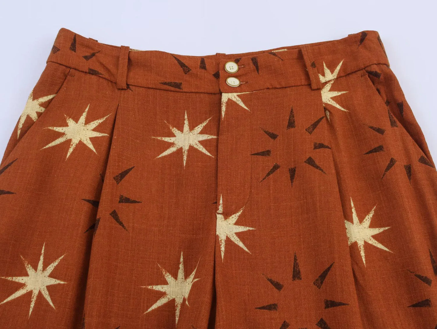 Women's Summer Printed Blended Top & Wide Leg Pants Set - Two Piece Outfit