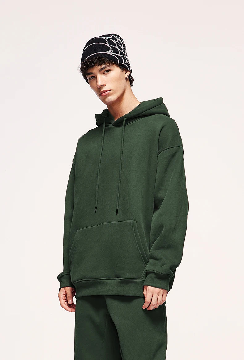 Unisex 350G Fleece Velvet Warm Hoodie