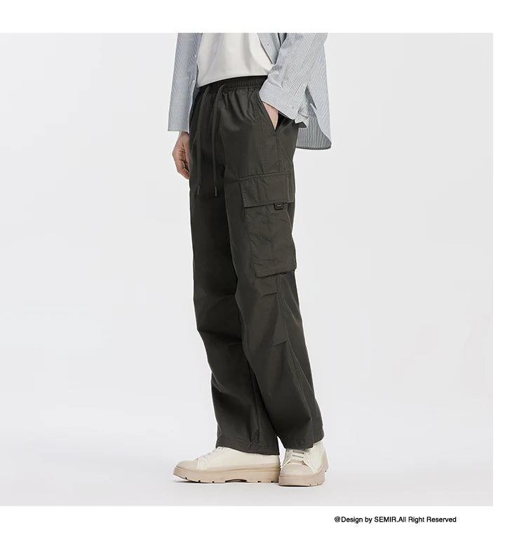 Loose Straight Leg Workwear Trousers - Outdoor Trendy Autumn Pants