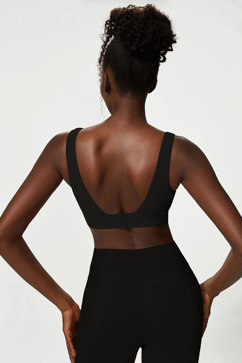 Women's 2 Pieces Fitness Yoga Set - Stretchy Sports Gym Sports Bra and High Waist Workout Leggings