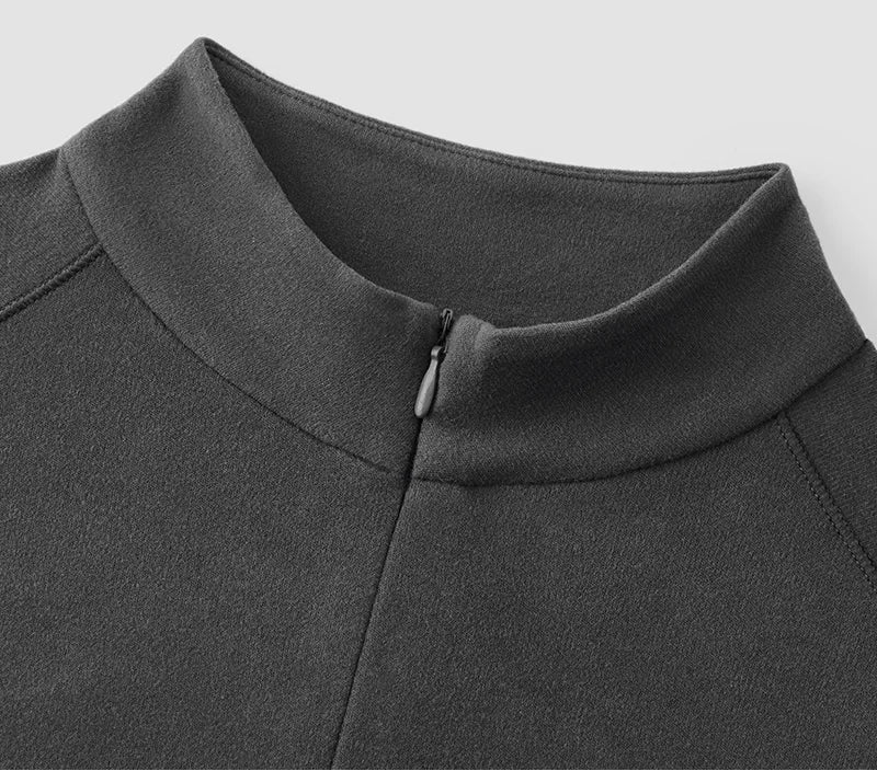 Women's Sporty Colorblock Long Sleeve Thermal Base Shirt - Slim Fit Fleece Winter Top