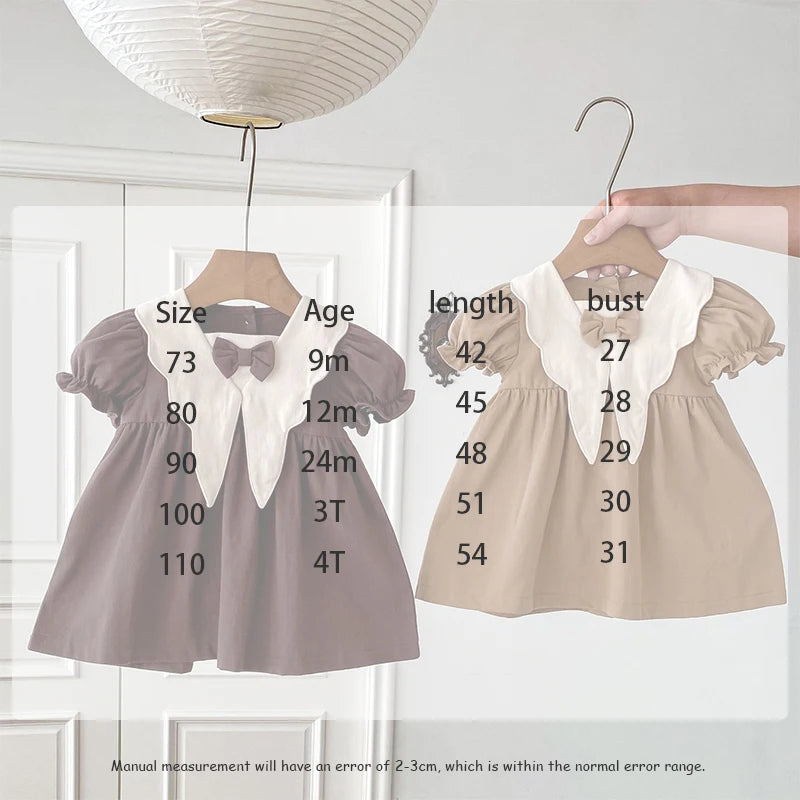 Summer Girls Clothes Preppy Style A Line Dresses