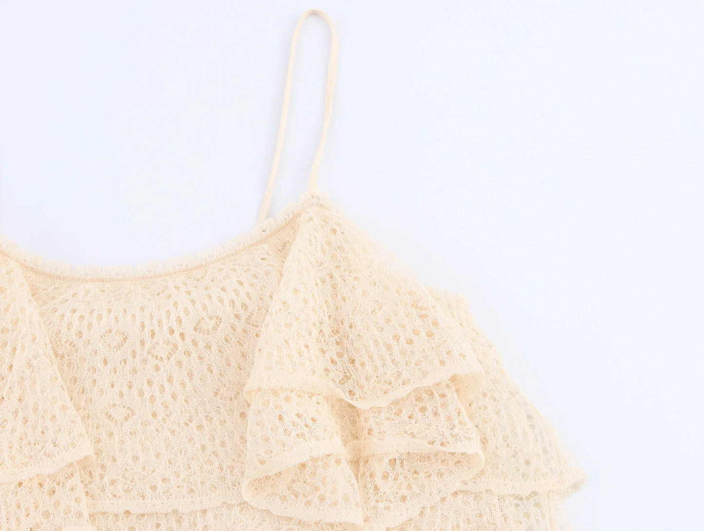 Jacquard Mesh Knit Dress