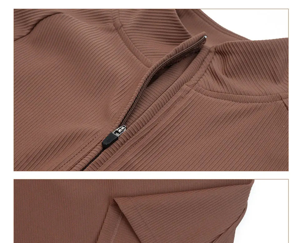 Women's Summer Yoga Slim Fit Ribbed Fabric Gym Breathable Quick Dry Tennis Sportswear Skirt