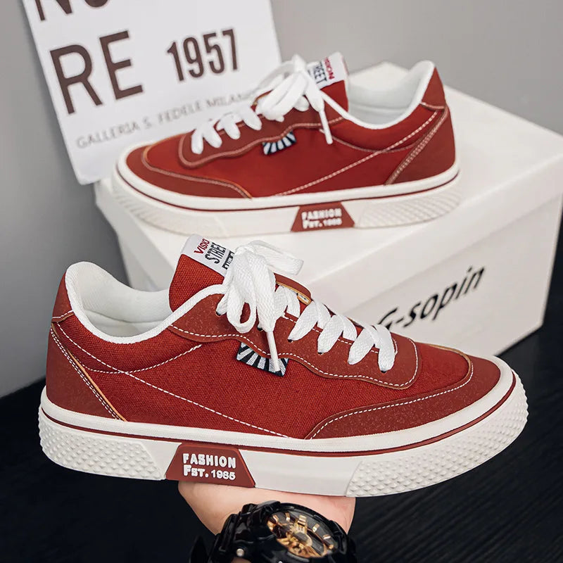 Canvas Skateboard Flat Shoes - Unisex Trainers Plus Size