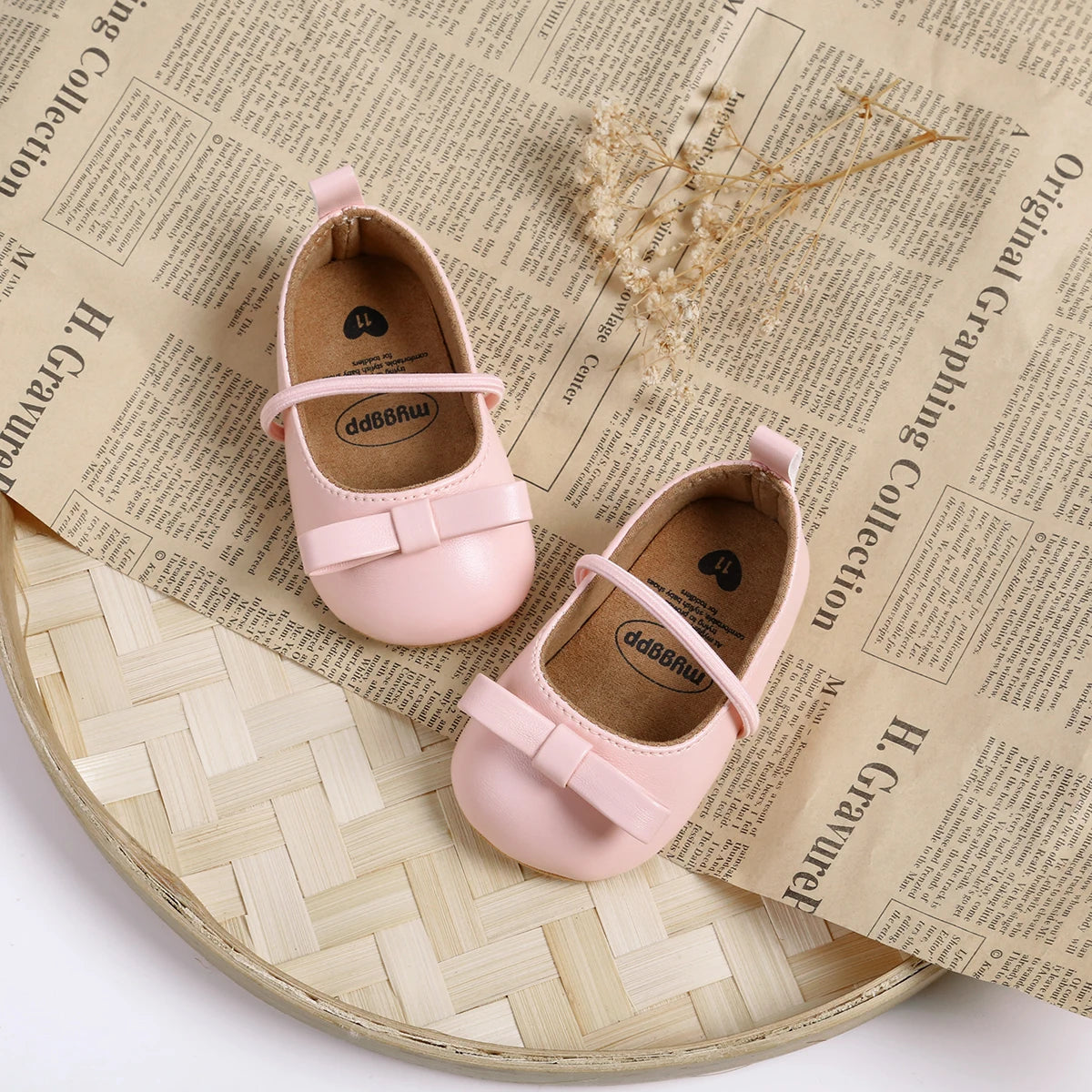 Baby Girls Bowknot Flat Shoes