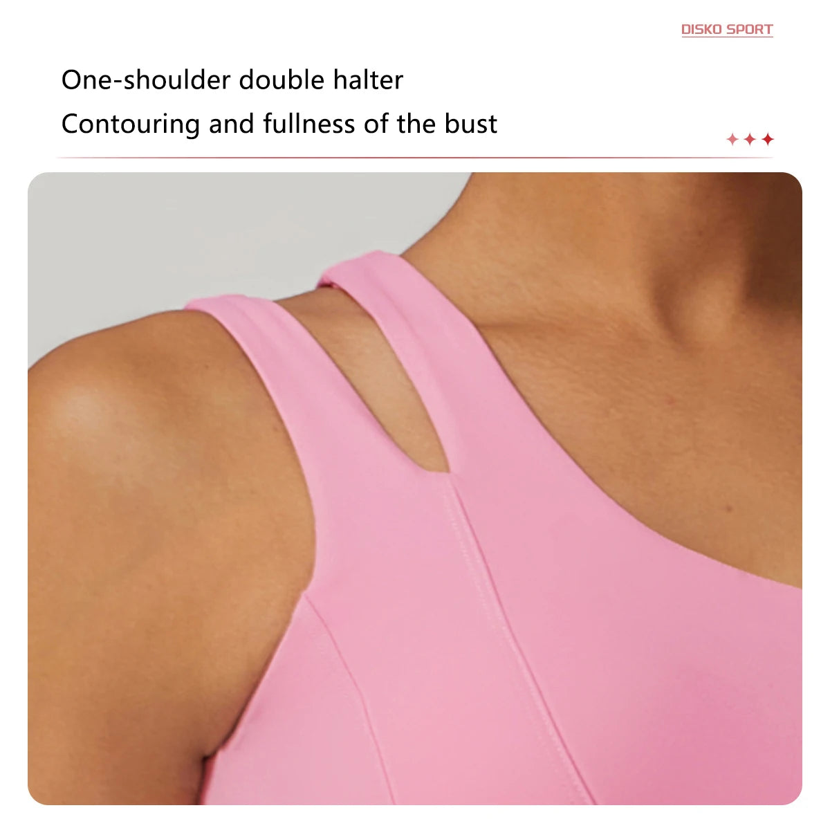 Women’s 2pc Sports Skirt Suit Outdoor Leisure Single Shoulder Bra Suit Quick Drying Tennis Set Yoga workout Skirt Set