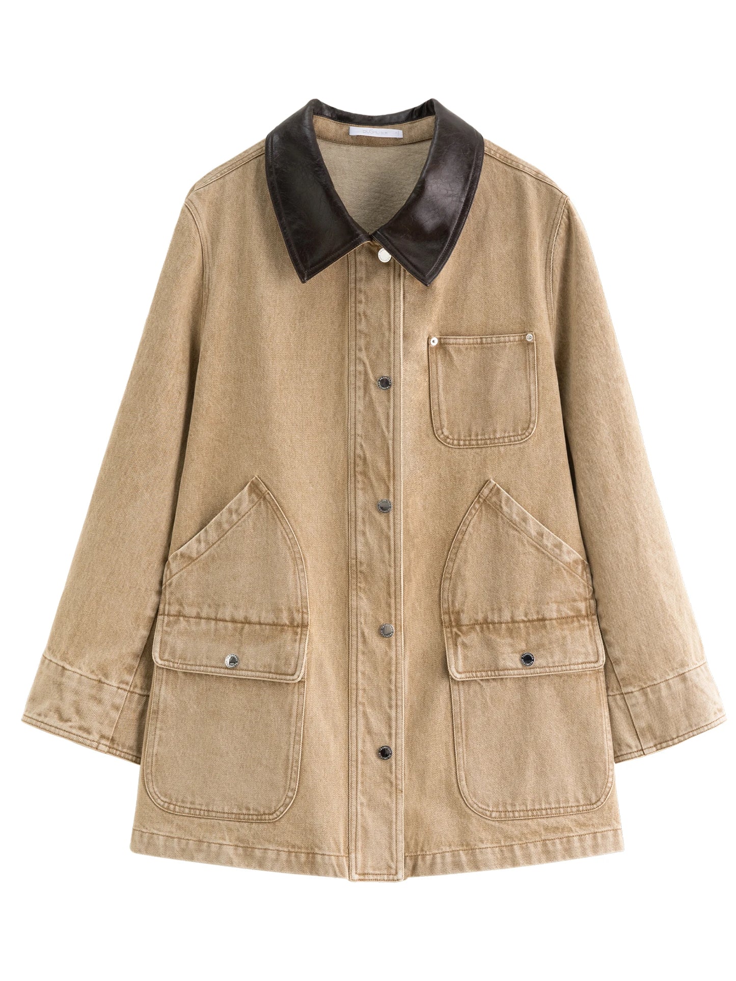 Contrast Wash Denim Jacket