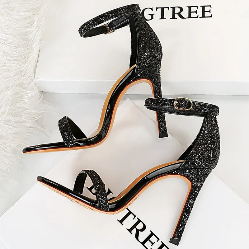 Women's High Heels  Sparkle Sequins Stiletto Heels