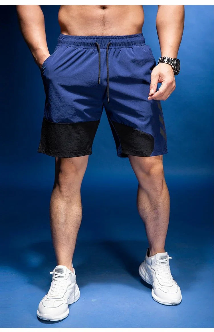 Men's Sports Fitness Quick-dry Basketball Workout Training Breathable Shorts