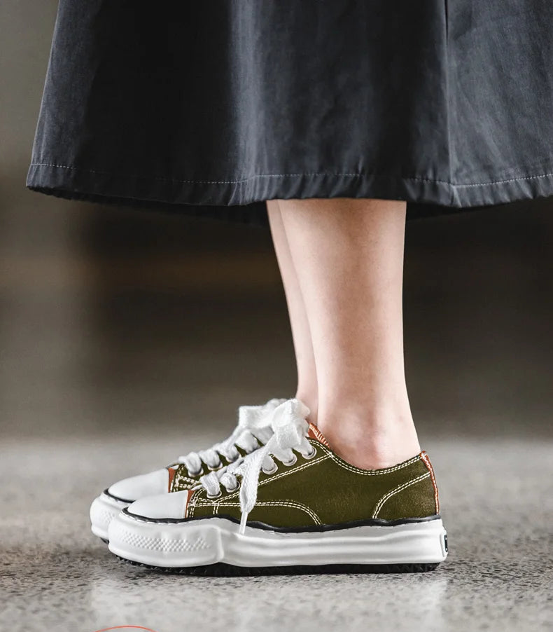 Women's Japanese Canvas Shoes - Versatile Summer Casual Sneakers Trend Board Shoes