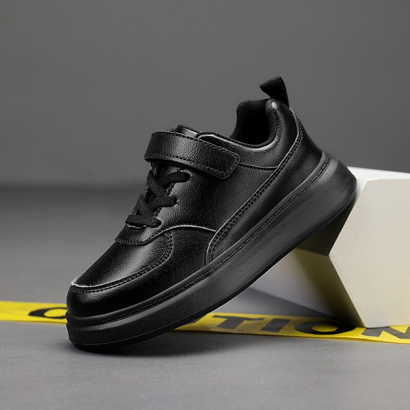 Children's Boy's PU Leather Sneakers School shoes 6 To 12 Years