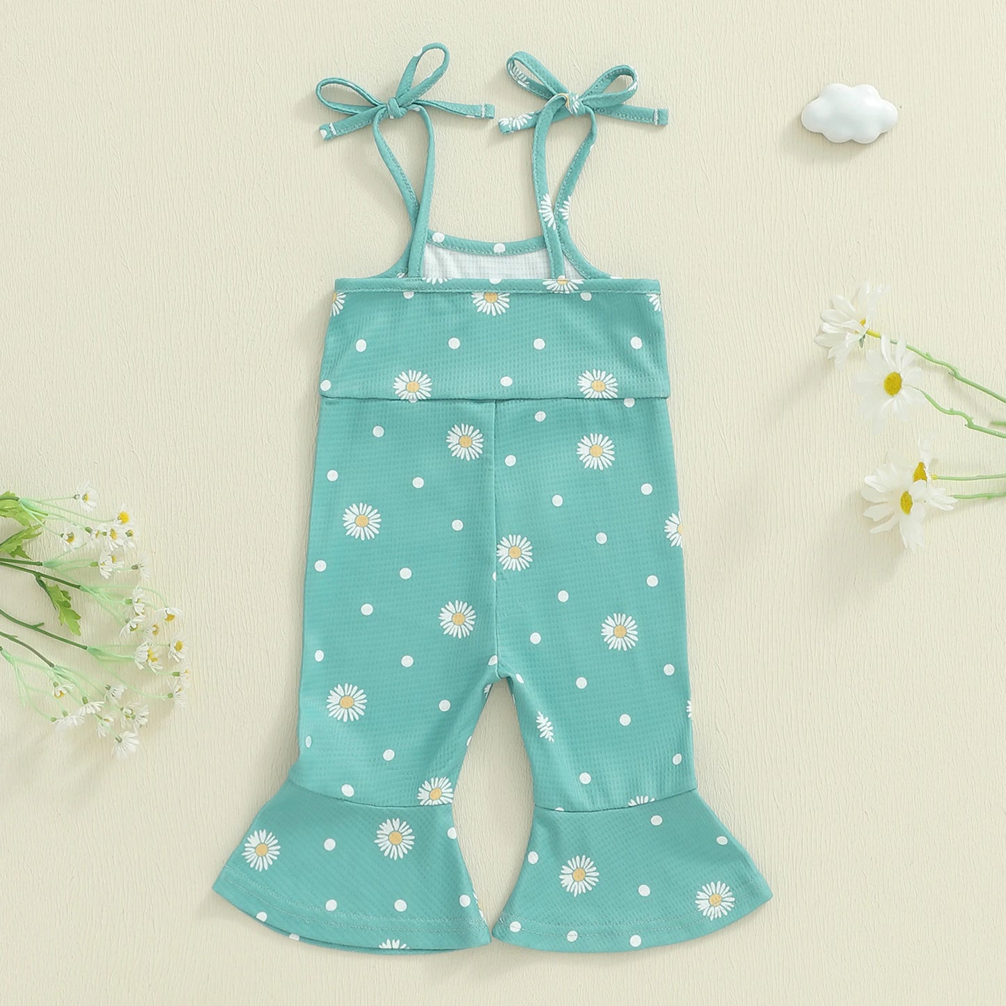 Baby Girls Autumn Winter Jumpsuit - Thick Knit Sleeveless Romper
