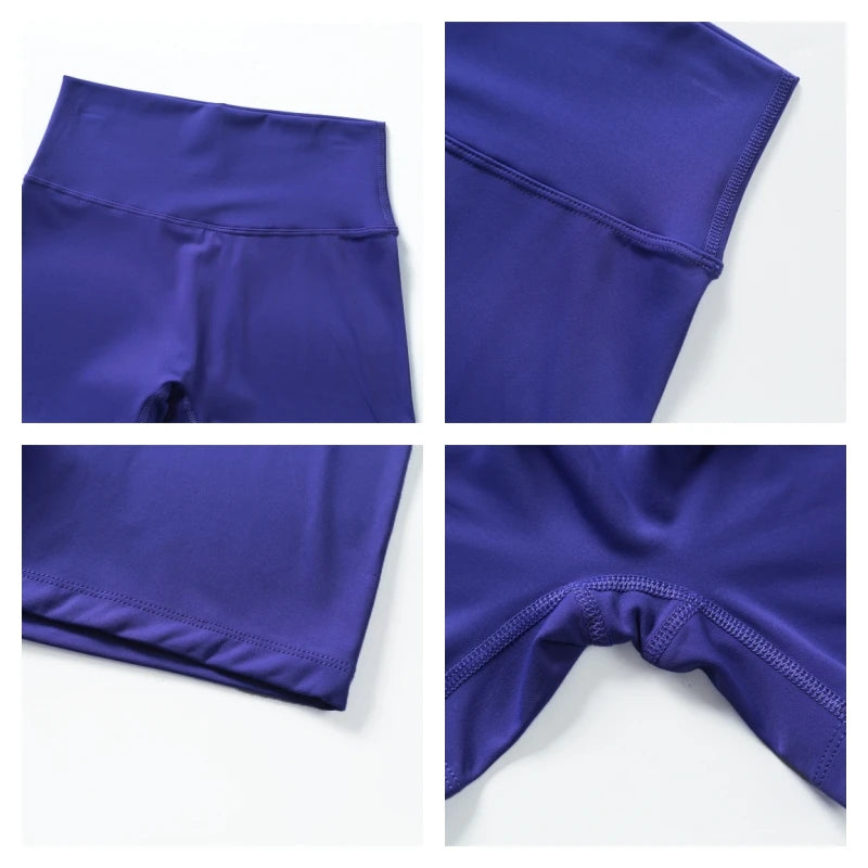 Women's Running Sports Buttock Lift Gym Leggings Cycling Slim Fit Workout High Waist Yoga Shorts