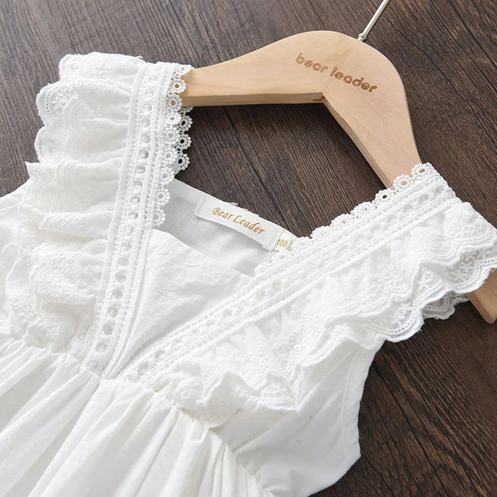 Kids Girls Summer Lace Dress