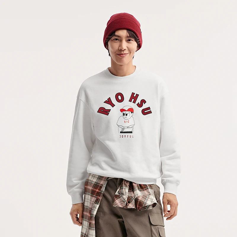 Men's Winter Embroidered Hoodie - Couple Matching Streetwear with Illustration Art Patterns