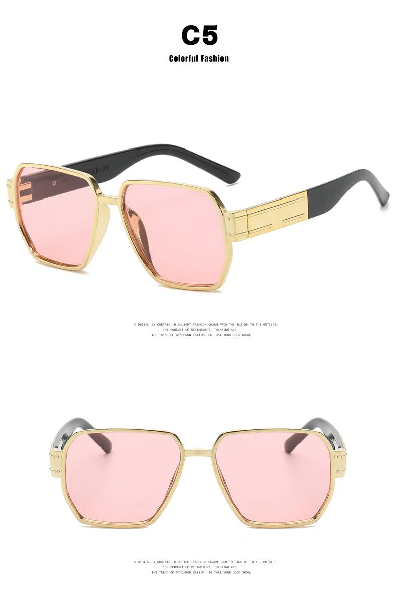 Retro Sunglasses - UV400 Protection Driving Eyewear for Men & Women
