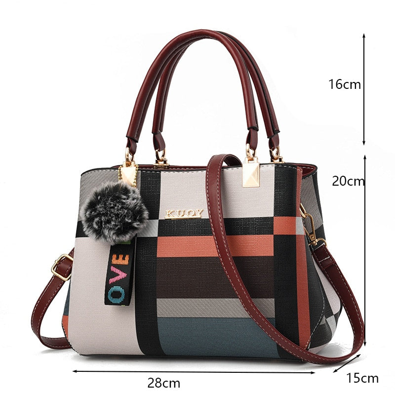 Women's PU Leather Crossbody HandBag