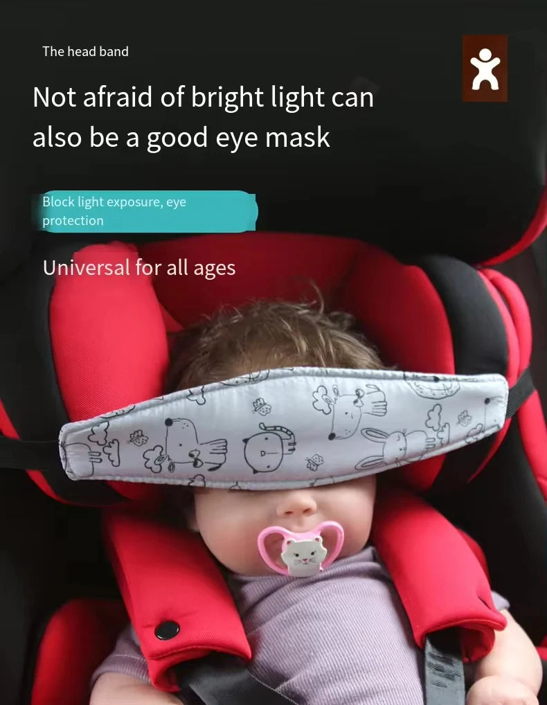 Baby Car Seat Head Support Children Sleep Positioner for Stroller Cat Safety Seat Baby Head Supports Protection Belt