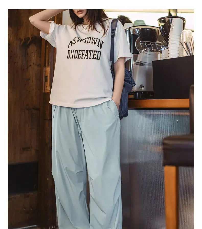 Women's Cool-Touch Parachute Pants - Lightweight Cargo Joggers