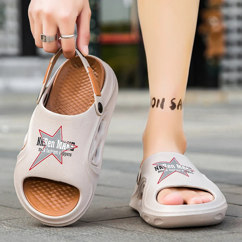 Men's Summer Slippers Platform Casual Sandals Flip Flops Slippers