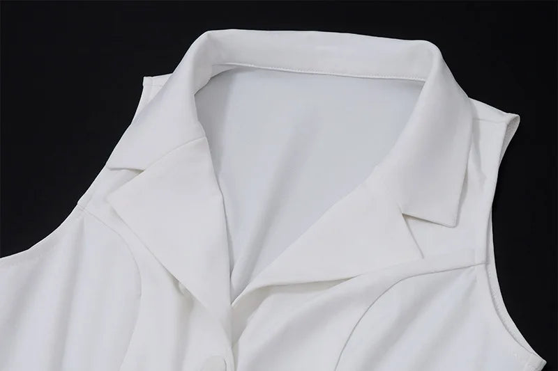 Women's Two Piece Set Outfit V Neck Top and Pleated Skirt Coquette Matching Set