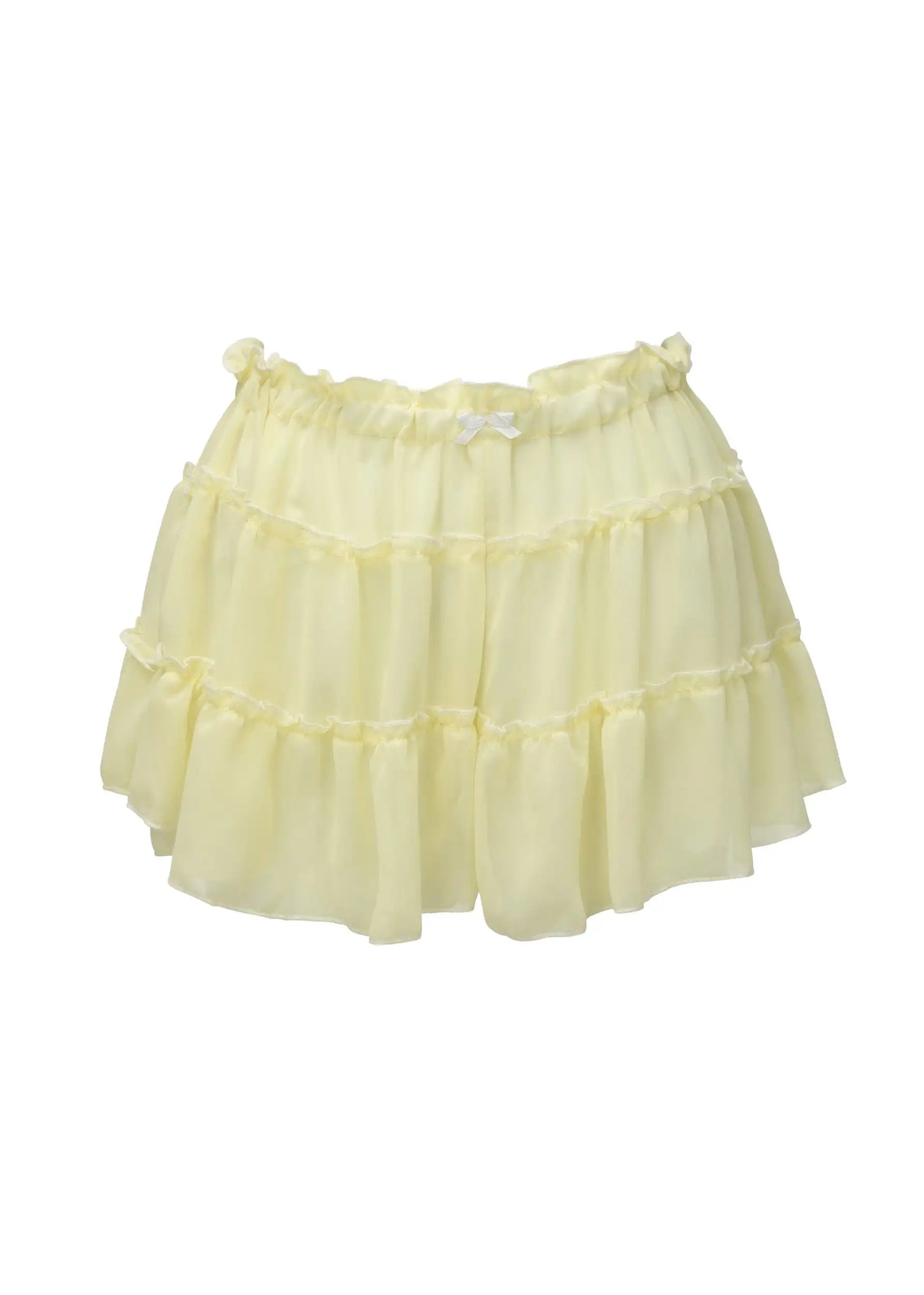Women's Ruffle Beach Cover Up Dress - Long Sleeve High Waist Bandage Beachwear