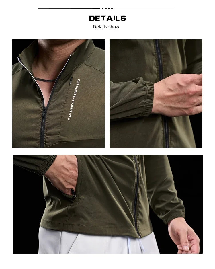 Men's Thicker Pullover Zipper Pullover Run Outdoor Turtleneck Sweatshirt