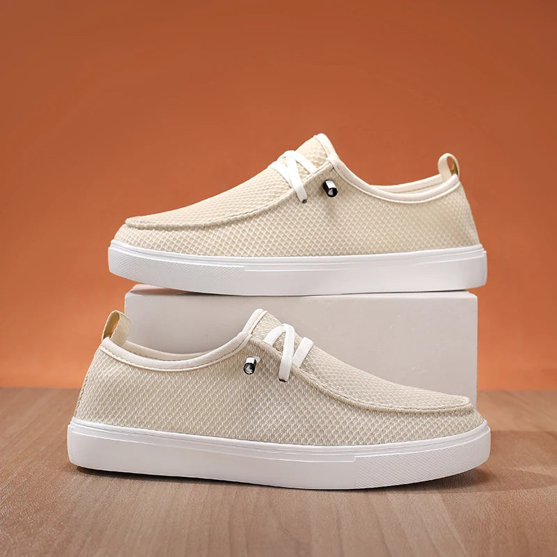 Men's Breathable Casual Sneakers - Soft Driving Running Trainers