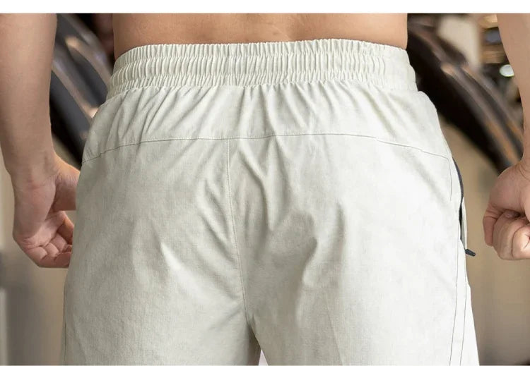 Men's Sports Gym Breathable Tennis Quick-Drying Badminton Running Sportwear Activewear Shorts