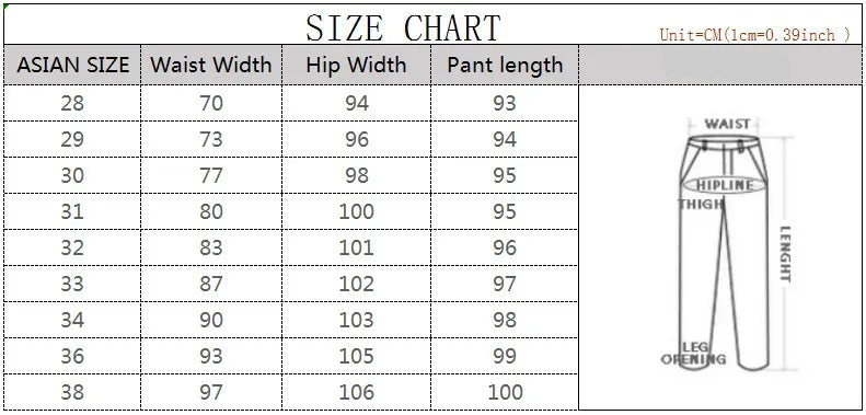 Men's Slim Fit Trousers
