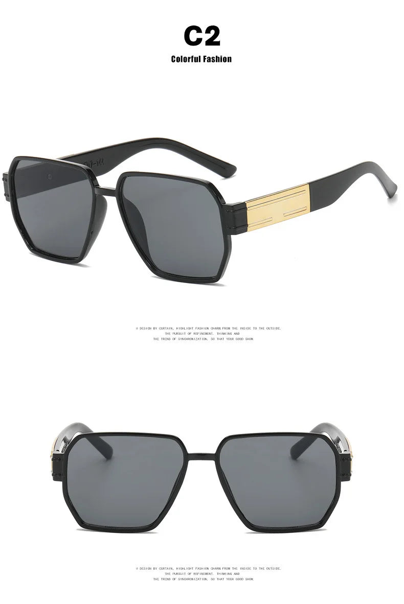 Retro Sunglasses - UV400 Protection Driving Eyewear for Men & Women