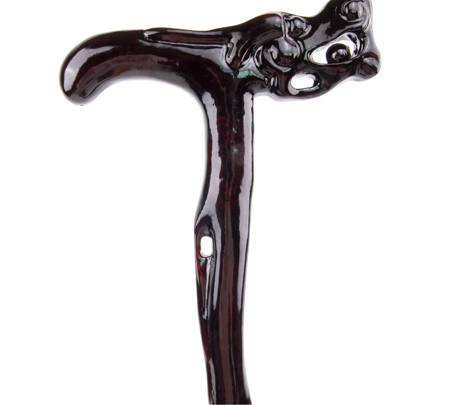 Dragon Bite Ball Wooden Walking Stick - Decorative Fantasy Cane 88cm
