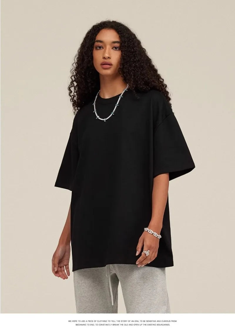 Unisex Summer Oversize Short-sleeved Loose T-shirt