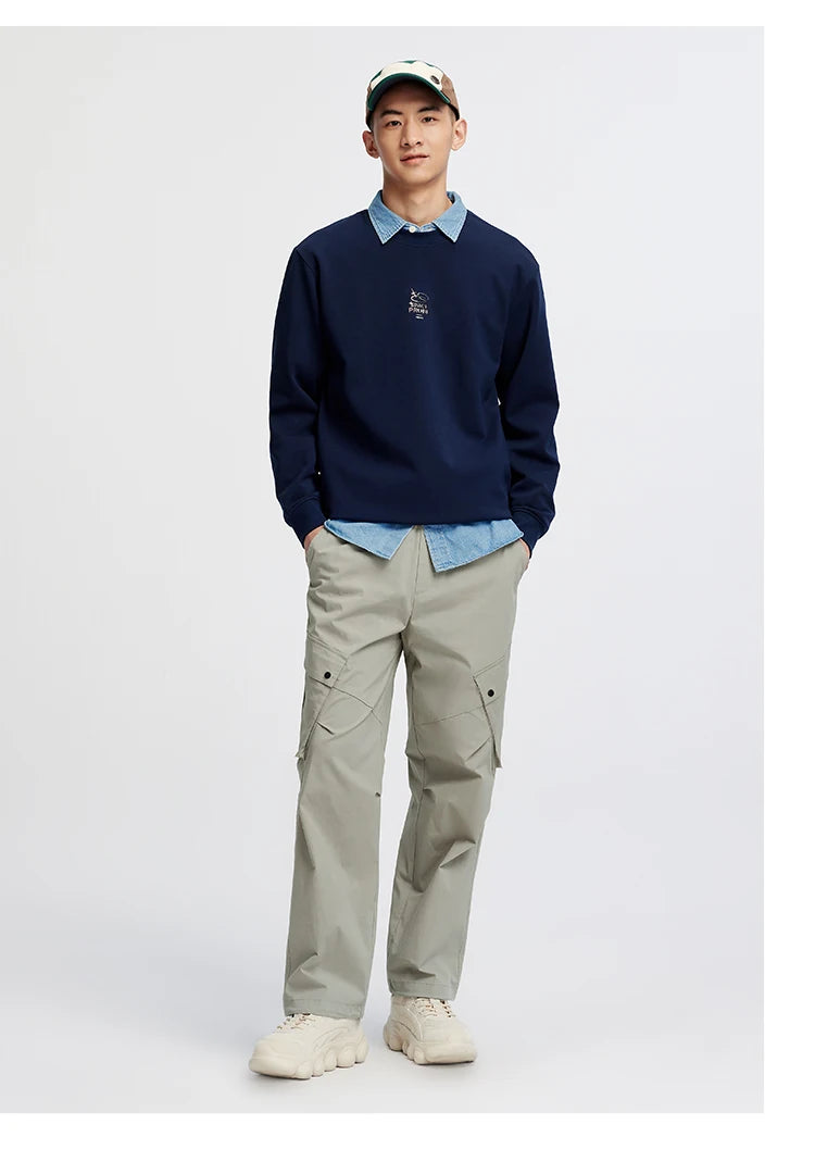 Loose Straight Leg Workwear Trousers - Outdoor Trendy Autumn Pants
