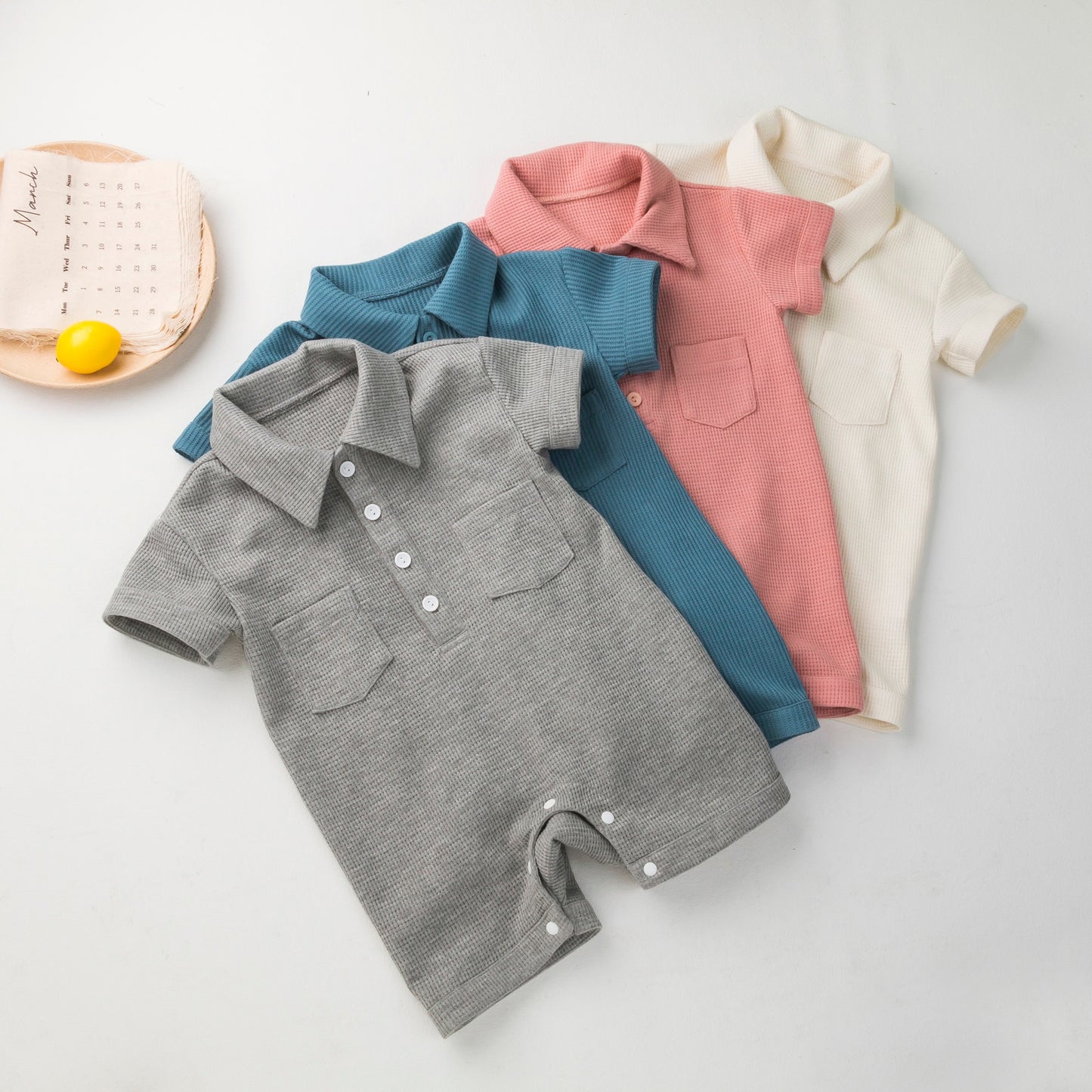 Baby Short Sleeve Bodysuit Jumpsuit