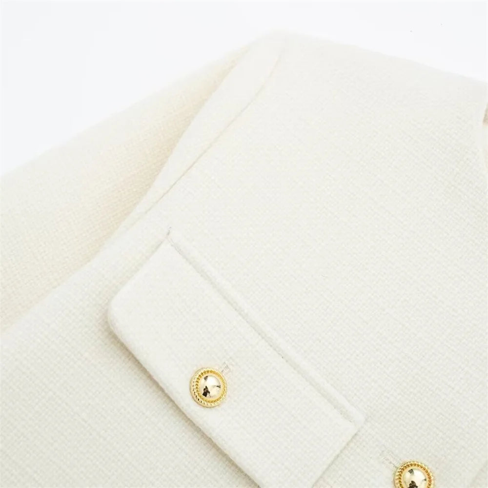 Women's Casual Temperament Flip Short Jacket