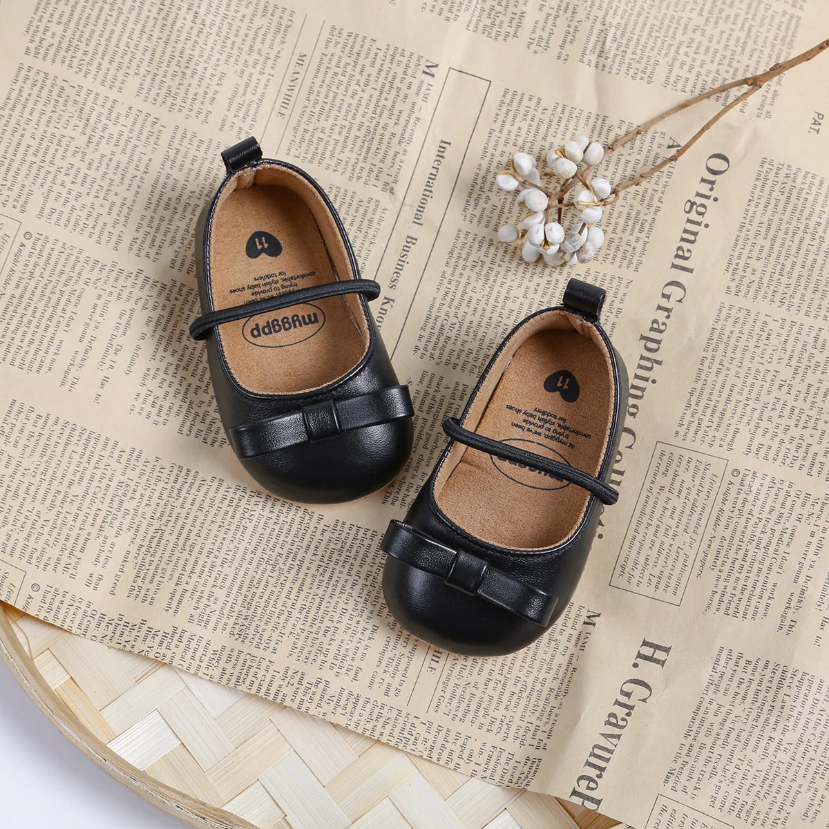 Baby Girls Bowknot Flat Shoes