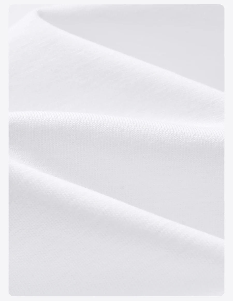 Men's Soft Letter Print T-Shirt - Cool Touch Breathable Cotton