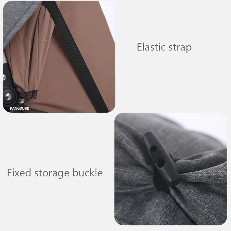 Universal Baby Stroller Sun Shade - UV UPF 50+ Waterproof Awning Protection