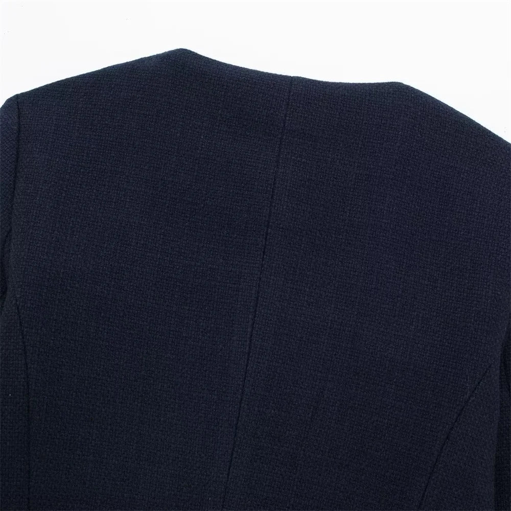 Women's Casual Temperament Flip Short Jacket