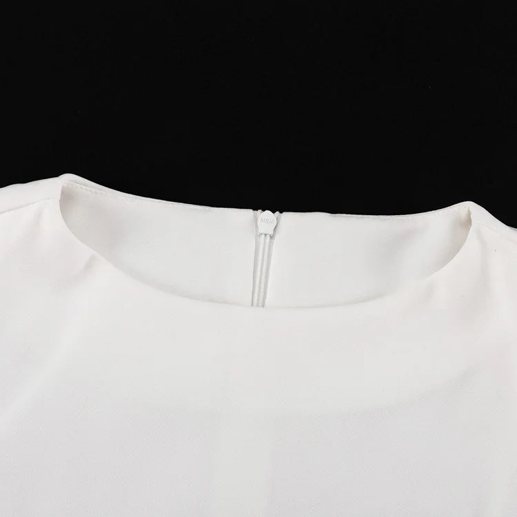 Women's Elegant Slim Long Sleeve High Waist Party Dress