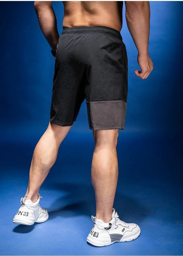 Men's Sports Fitness Quick-dry Basketball Workout Training Breathable Shorts