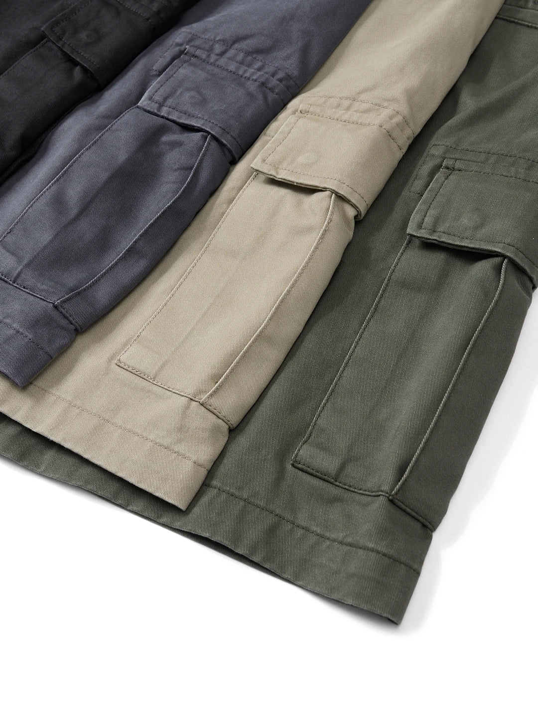 Men's Loose Cargo 320gsm Lightweight Outdoor Vintage 100% Cotton Shorts